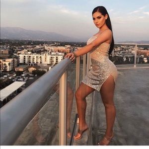 Windsor sequin dress size Small